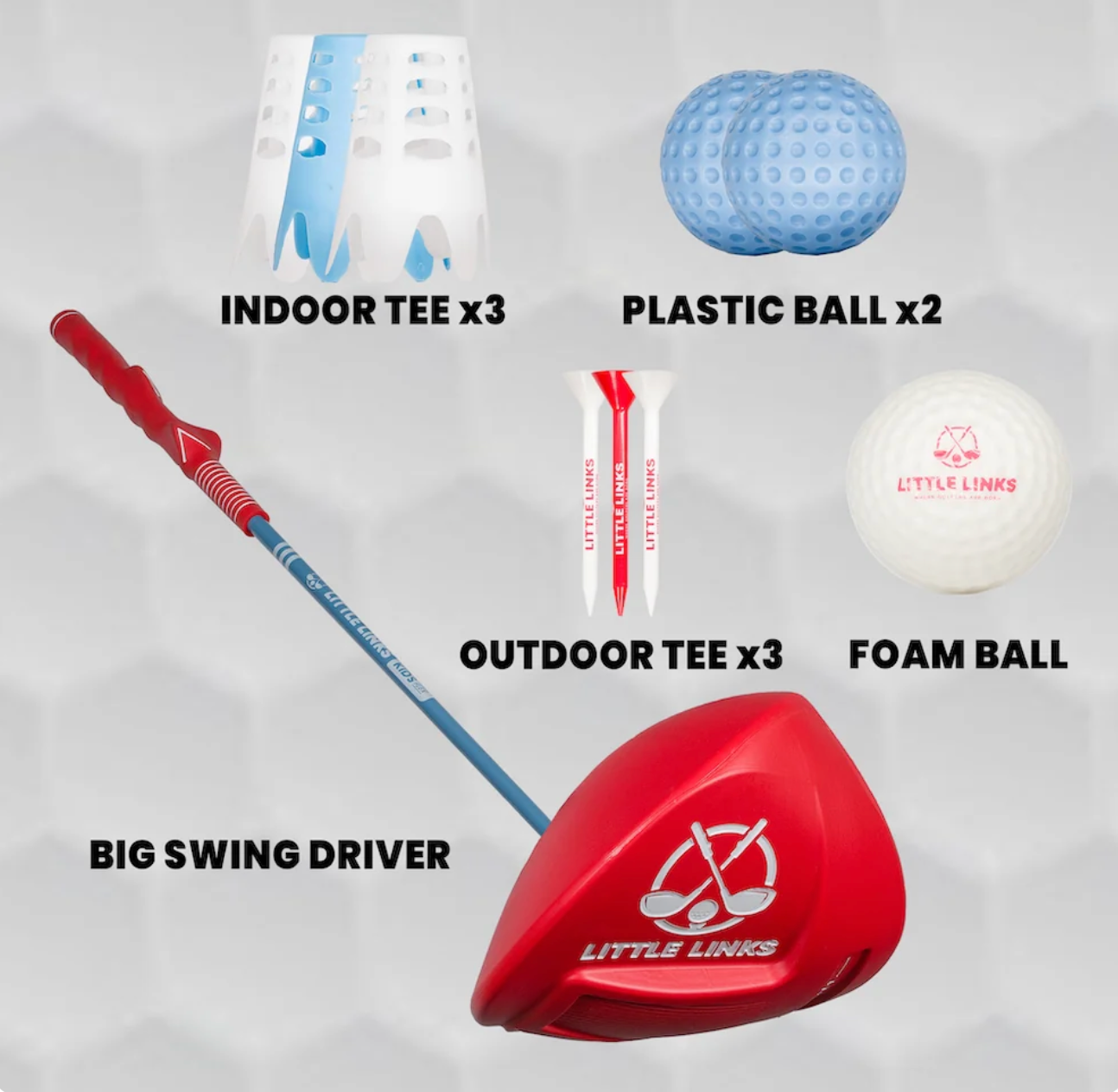 Big Swing Kids Golf Driver (Choose Colour)