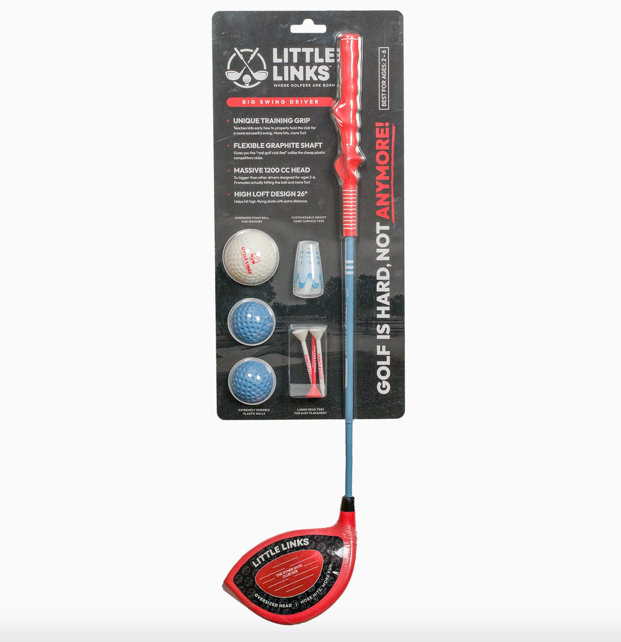 Big Swing Kids Golf Driver (Choose Colour)
